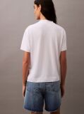 Λευκό T-Shirt Από Lyocell Με Όρθιο Γιακά  Γυναίκα