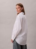 White Logo Perfect Button-Down Shirt  Women