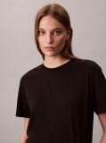 Μαύρο Κοντομάνικο T-Shirt Με Λογότυπο  Γυναίκα