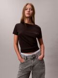 Black Short Sleeve T-Shirt  Women