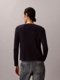 Blue Long Sleeve Cardigan With Ribbed Tank Top Set  Women