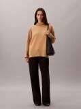 Brown Wool Turtleneck Jumper  Women