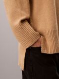Brown Wool Turtleneck Jumper  Women