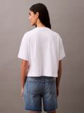 White Cropped Floral Print T-shirt  Women