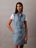 Denim Αμάνικο Denim Μίνι Φόρεμα  Γυναίκα