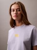 Μοβ T-shirt Με Λογότυπο  Γυναίκα