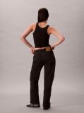 Black High Rise Straight Jeans  Women