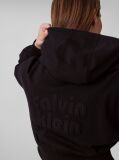 Μαύρο Hoodie Με Φερμουάρ  Γυναίκα