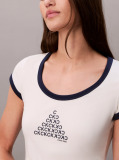White Short Sleeve T-Shirt  Women