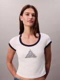 White Short Sleeve T-Shirt  Women
