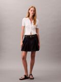 Denim Pleated Denim Skirt  Women