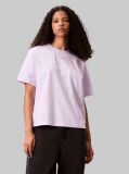 Μοβ Άνετο T-Shirt Με Έντονο Λογότυπο  Γυναίκα