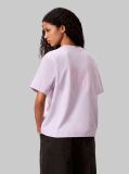 Μοβ Άνετο T-Shirt Με Έντονο Λογότυπο  Γυναίκα