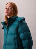Blue Short Down Puffer Jacket  Women