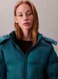 Blue Short Down Puffer Jacket  Women