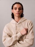 Μπεζ Άνετο Hoodie Από Premium Terry  Γυναίκα