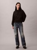 Μαύρο Άνετο Hoodie Από Premium Terry  Γυναίκα