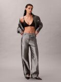 Silver Relaxed Barrel Jeans  Women