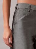 Silver Relaxed Barrel Jeans  Women
