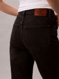 Black High Rise Straight Jeans  Women