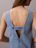Denim Μίνι Denim Φόρεμα Shift  Γυναίκα