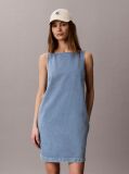 Denim Μίνι Denim Φόρεμα Shift  Γυναίκα