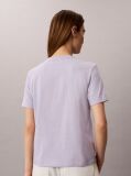 Μοβ Κλασικό T-Shirt Με Script Λογότυπο  Γυναίκα