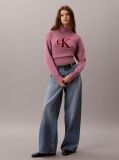 Pink Monologo Turtleneck Jumper  Women