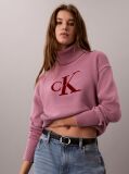 Pink Monologo Turtleneck Jumper  Women