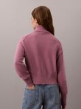 Pink Monologo Turtleneck Jumper  Women