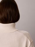 White Monologo Turtleneck Jumper  Women
