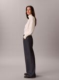 White Monologo Turtleneck Jumper  Women