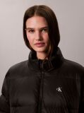 Black Short Down Puffer Jacket  Women
