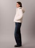 White Short Hooded Puffer Jacket  Women