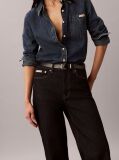 Denim Ψηλόμεσο Τζιν Με Άνετη Γραμμή  Γυναίκα