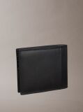 Black Plaque Billfold Wallet  Men