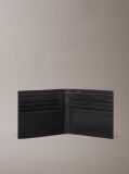 Black Plaque Billfold Wallet  Men