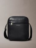 Black Micro Pebble Reporter Bag  Men
