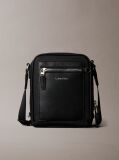 Black Crossbody Reporter Bag  Men