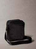 Black Crossbody Reporter Bag  Men