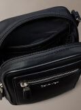 Black Crossbody Reporter Bag  Men