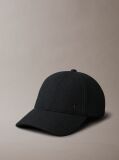 Black Felt Signature Logo Hardware Cap  Men