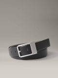 Black Reversible Leather Belt  Men