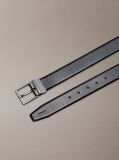 Black Full-Grain Leather Belt  Men