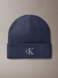 Blue Signature Logo Beanie  Men