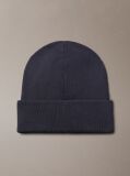 Blue Signature Logo Beanie  Men