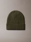 Green Cotton Cashmere Blend Beanie  Men