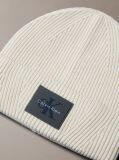 Grey Signature Logo Beanie  Men