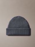 Grey Cotton Fisherman Beanie  Men
