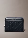 Black Soft Nappa Leather RFID Zip-Around Wallet  Women